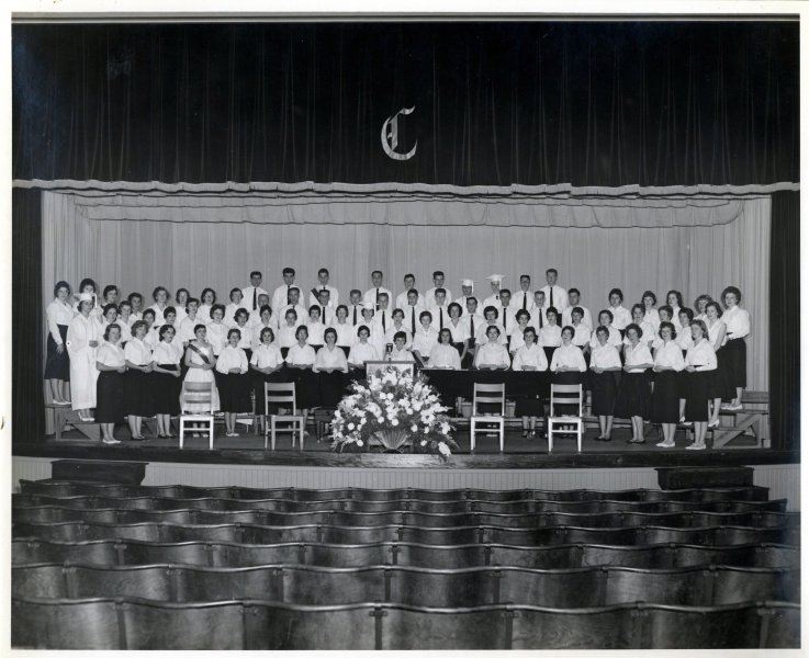 Clayton High-School Glee Club, 1959 from Tom Duncan Collection, Hocutt Ellington Memorial Library
