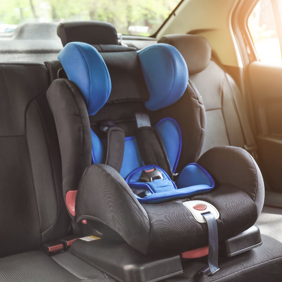 Child Seat in back of SUV